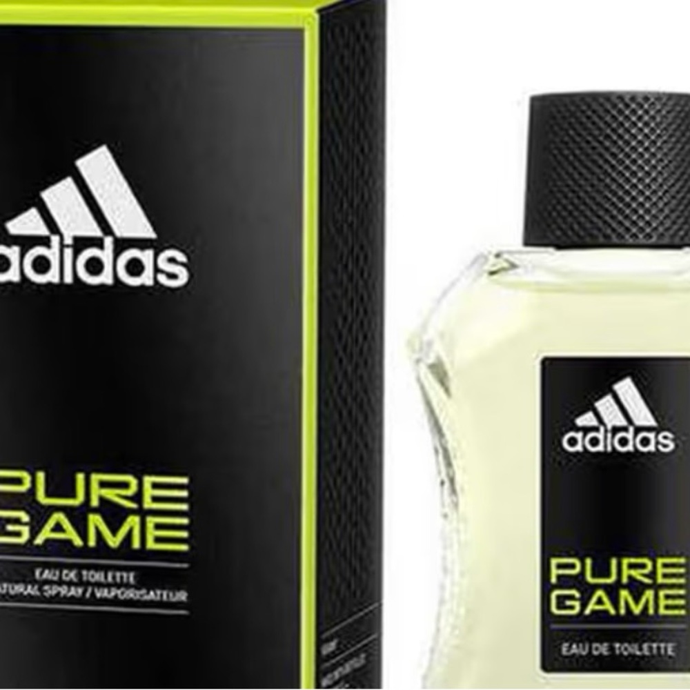 Adidas Pure Game Eau de Toilette - Black and Yellow